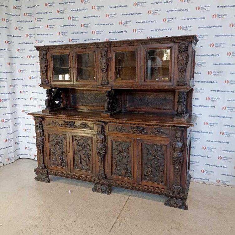 Credenza a doppio Neorinascimento