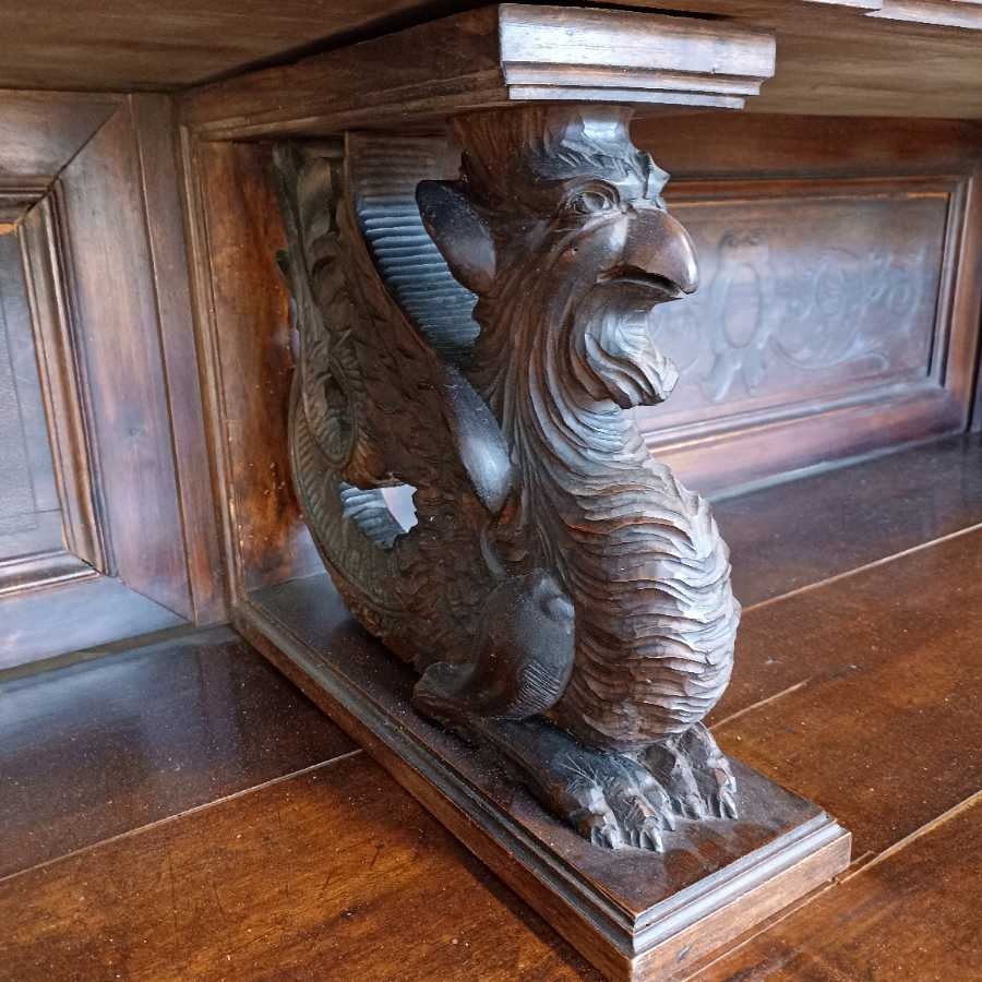 Credenza a doppio Neorinascimento - immagine 7