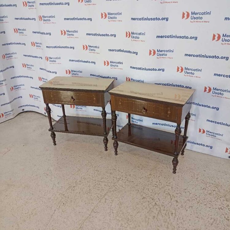 Coppia Comodini Vintage metà 900