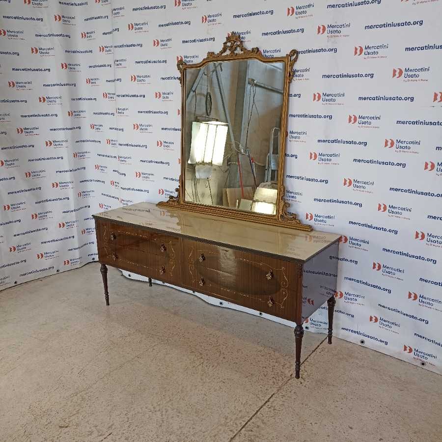 Sideboard con Specchio Vintage anni 70