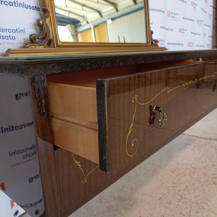 Sideboard con Specchio Vintage anni 70 - immagine 6
