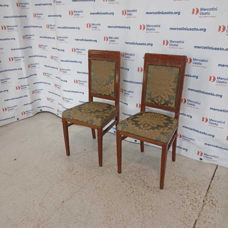 Coppia di Sedie stile Liberty