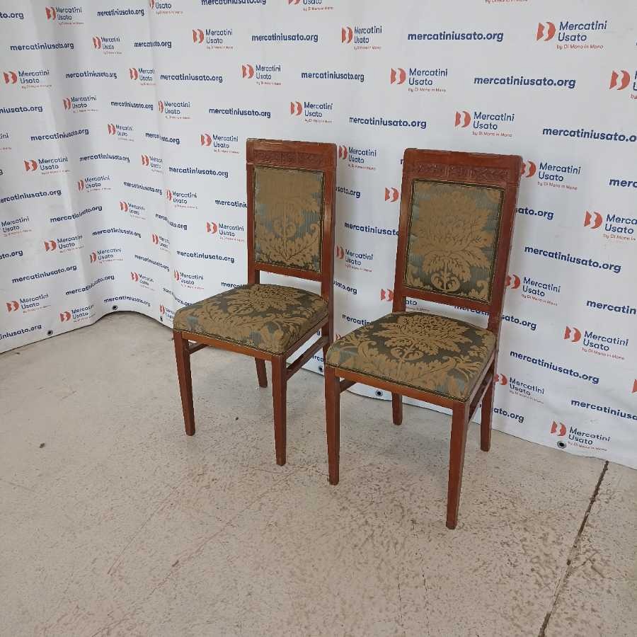 Coppia di Sedie stile Liberty