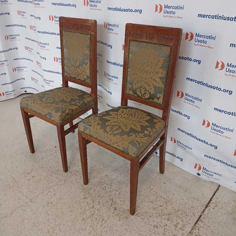 Coppia di Sedie stile Liberty - immagine 3