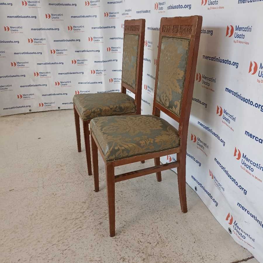 Coppia di Sedie stile Liberty - immagine 6