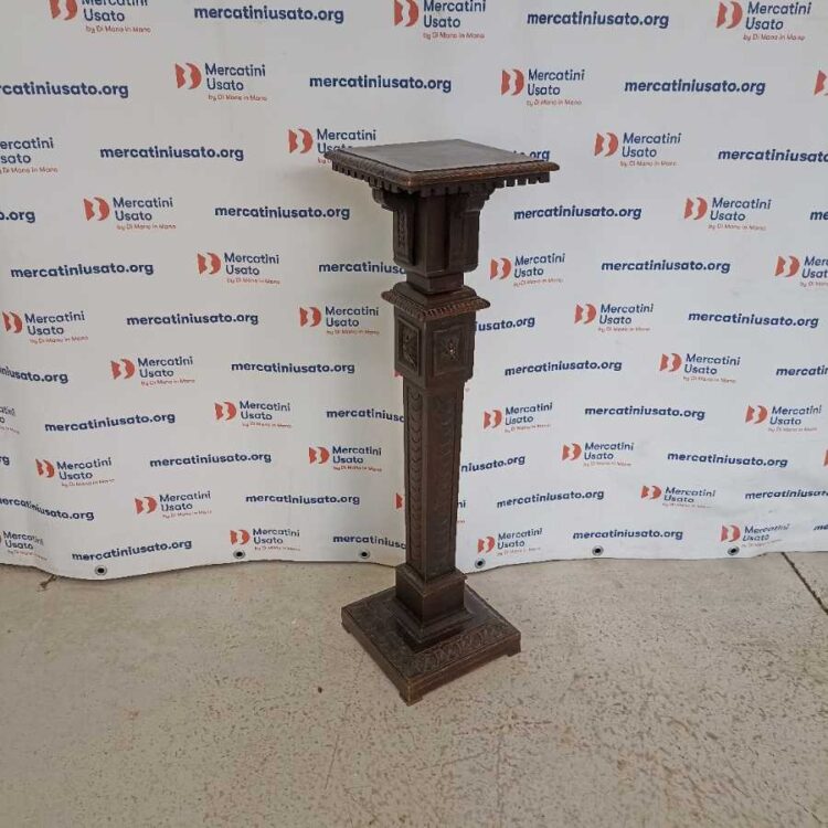 Colonna Portavasi in legno