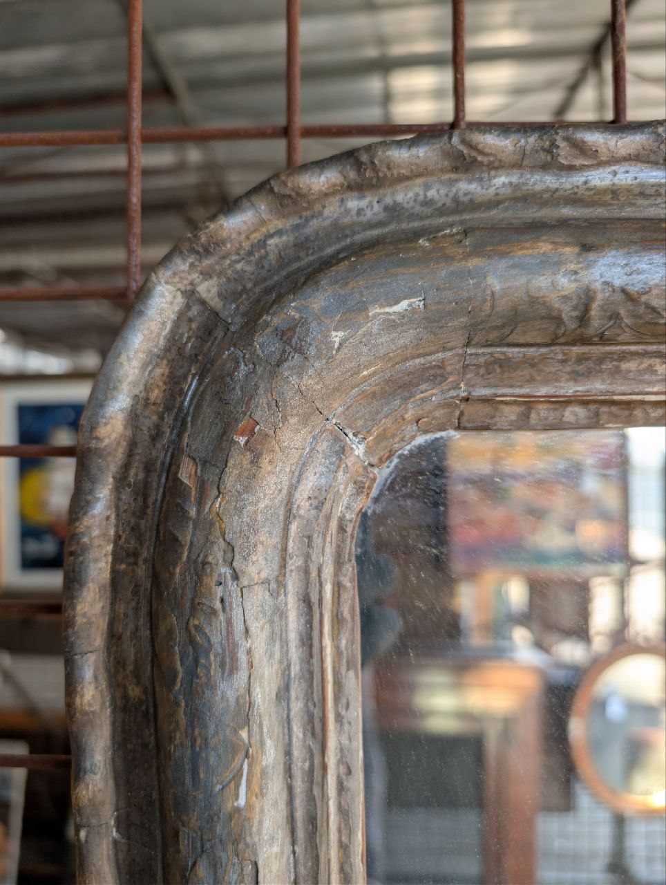 Specchio Antico fine 800 Luigi Filippo - immagine 3