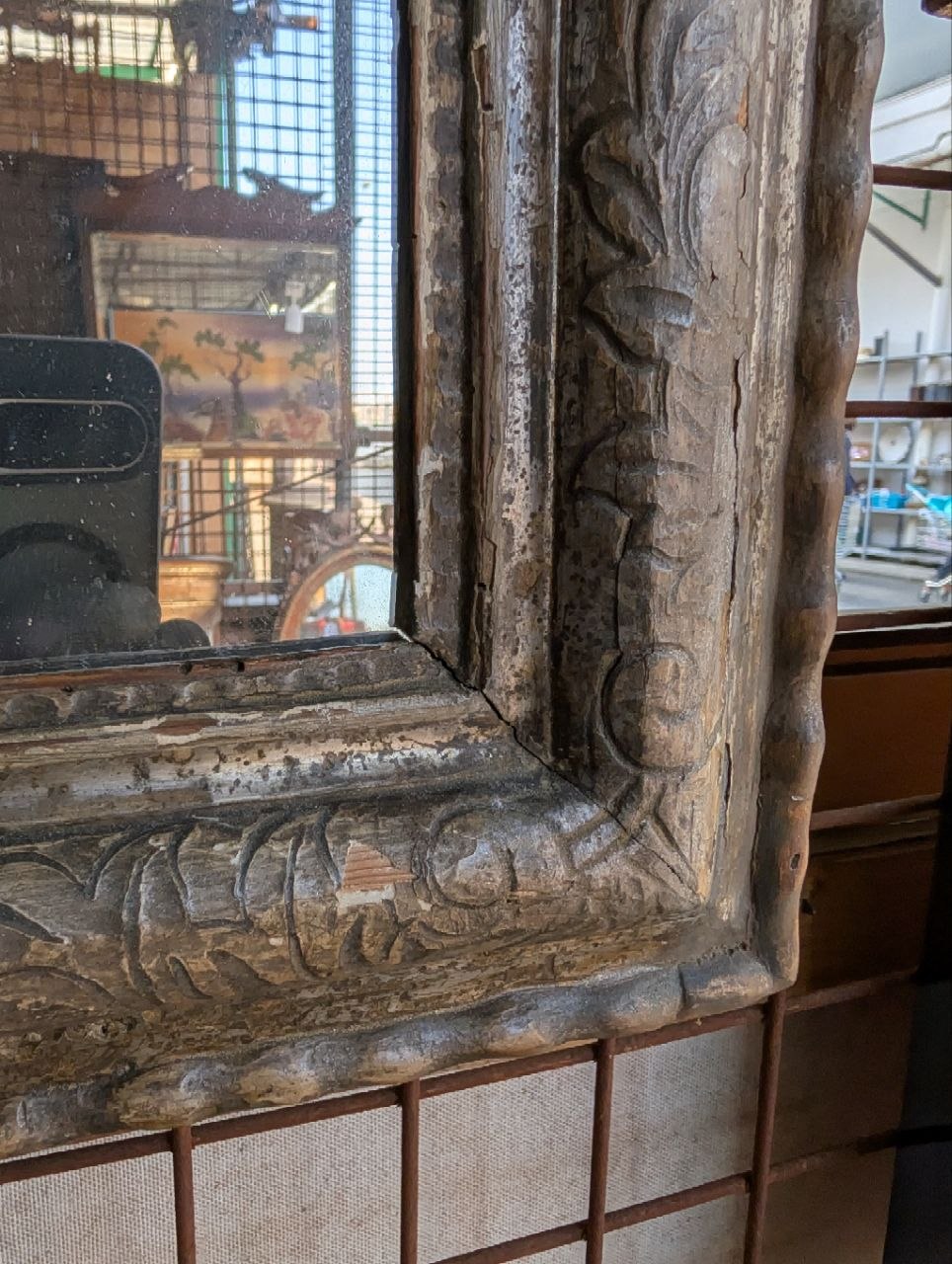 Specchio Antico fine 800 Luigi Filippo - immagine 5