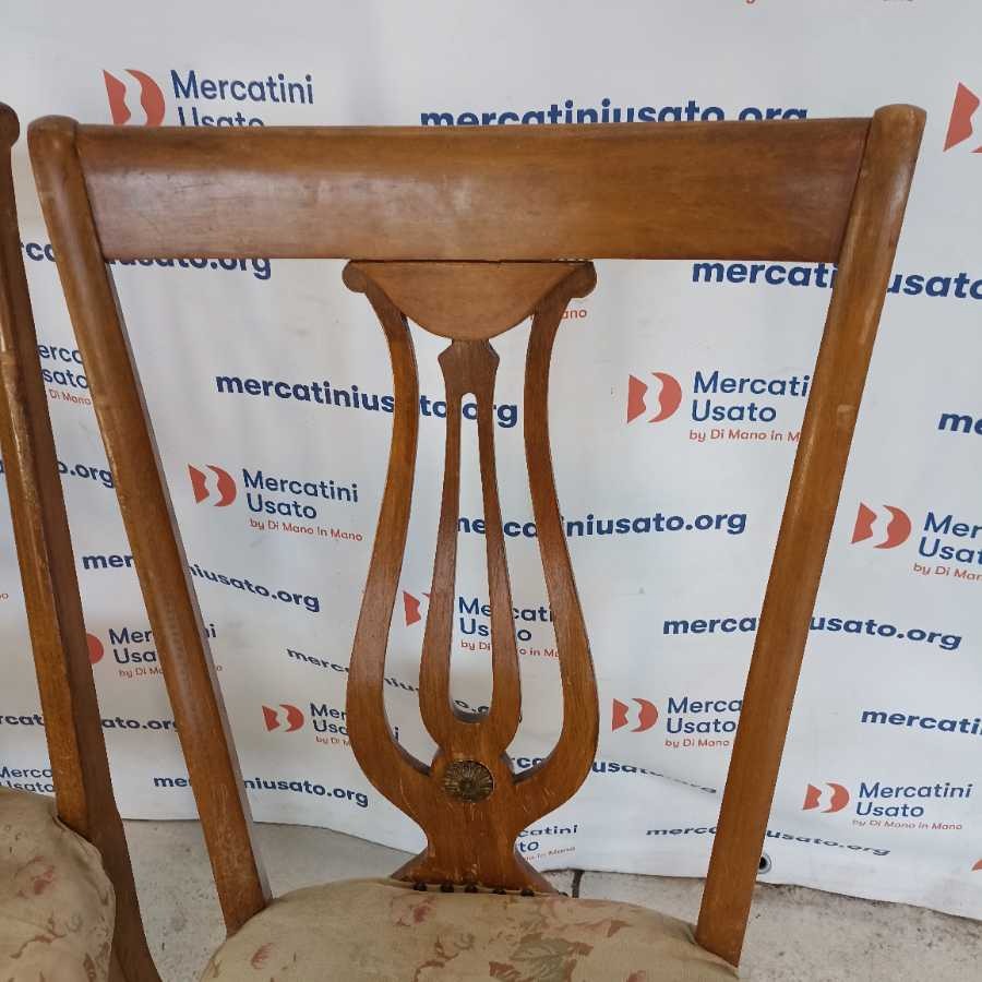 6 Sedie stile Inglese metà 900 - immagine 4