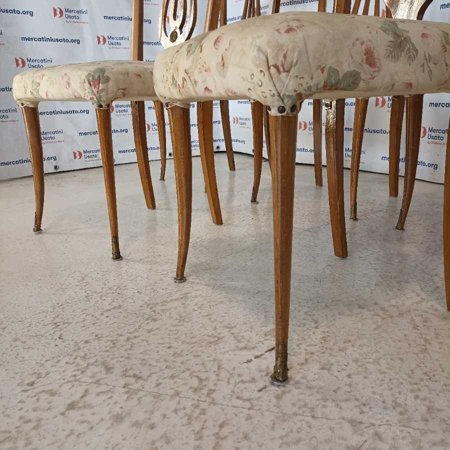 6 Sedie stile Inglese metà 900 - immagine 6