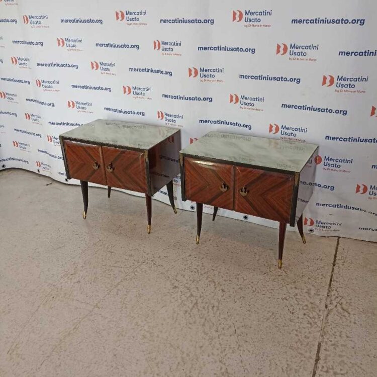 Coppia Comodini Vintage anni 60-70