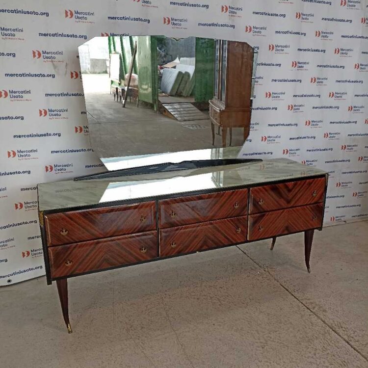 Comò con Specchio Vintage anni 60-70