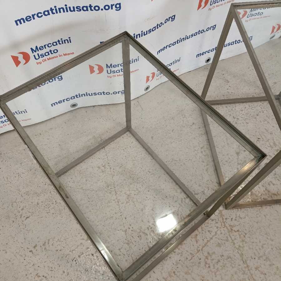 Coppia Tavolini in ferro Vintage - immagine 4