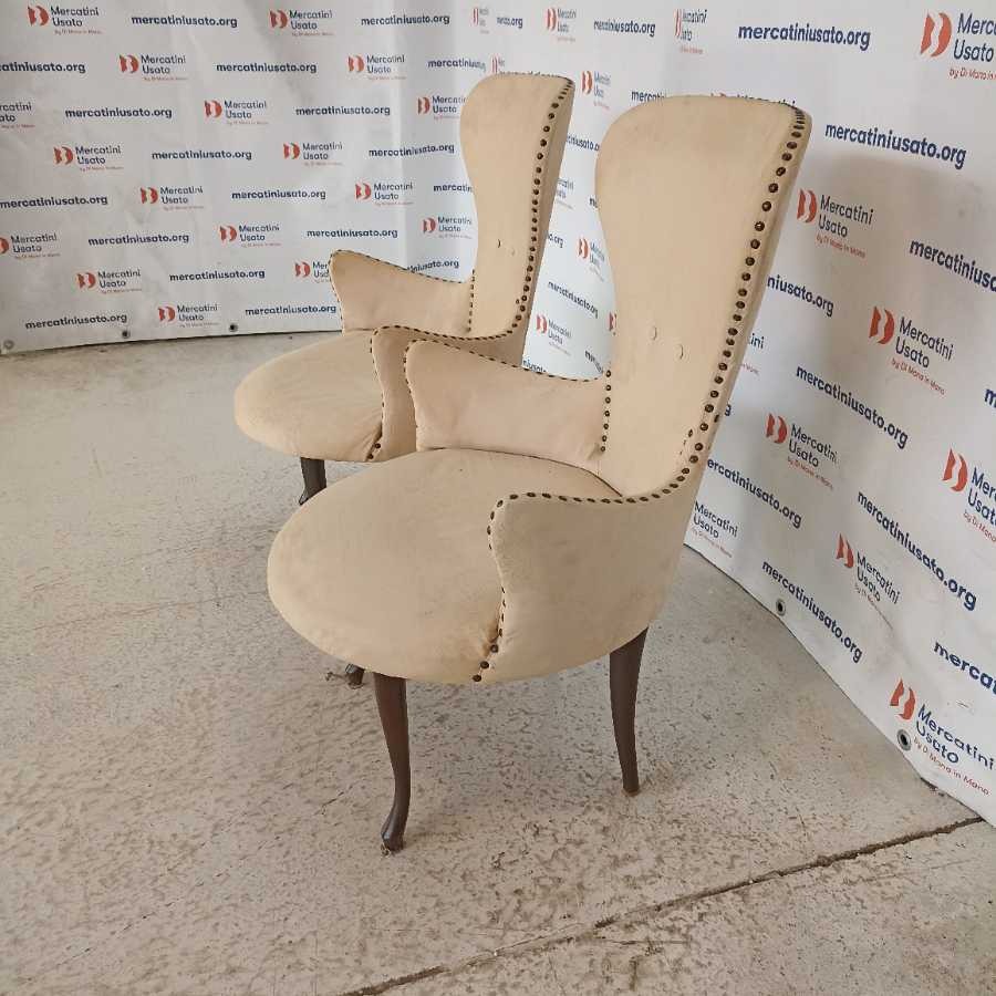 Coppia Poltroncine Vintage anni 50-60 - immagine 3