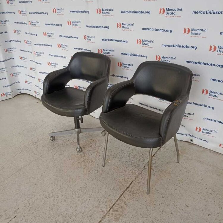 Coppia Sedie in stile Knoll anni 50-60