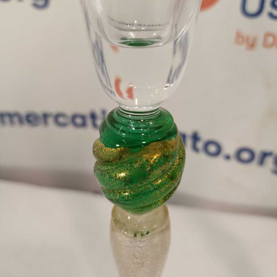 4 Calici V.Nason e C. Murano Con Stelo Dorato - immagine 6