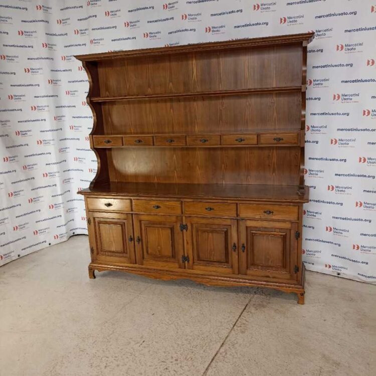 Credenza Rustica con piattaia