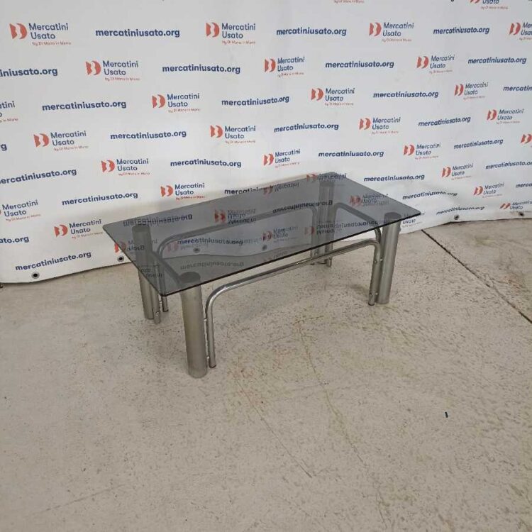 Tavolino in vetro Design anni 70