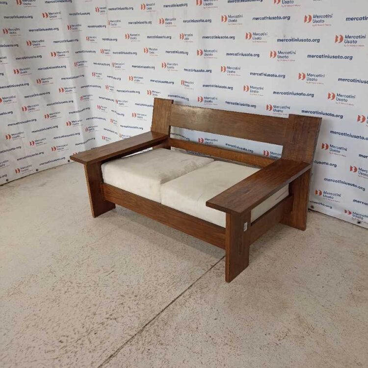 Divano 2 posti in Rovere stile Plinio il giovane