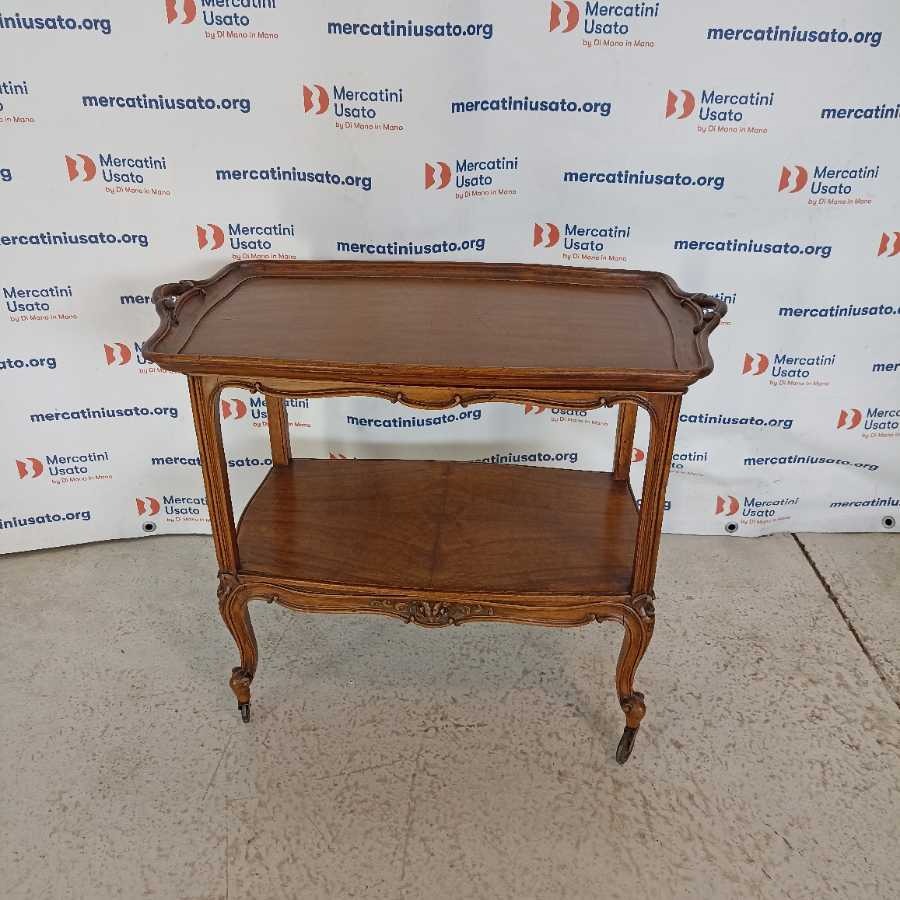 Carrellino con Vassoio di servizio Vintage - immagine 2