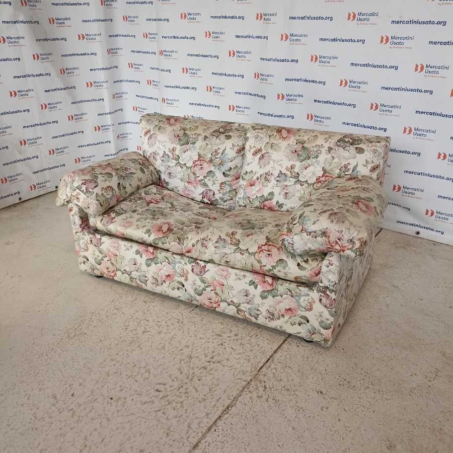 Divano floreale 2 posti sfoderabile