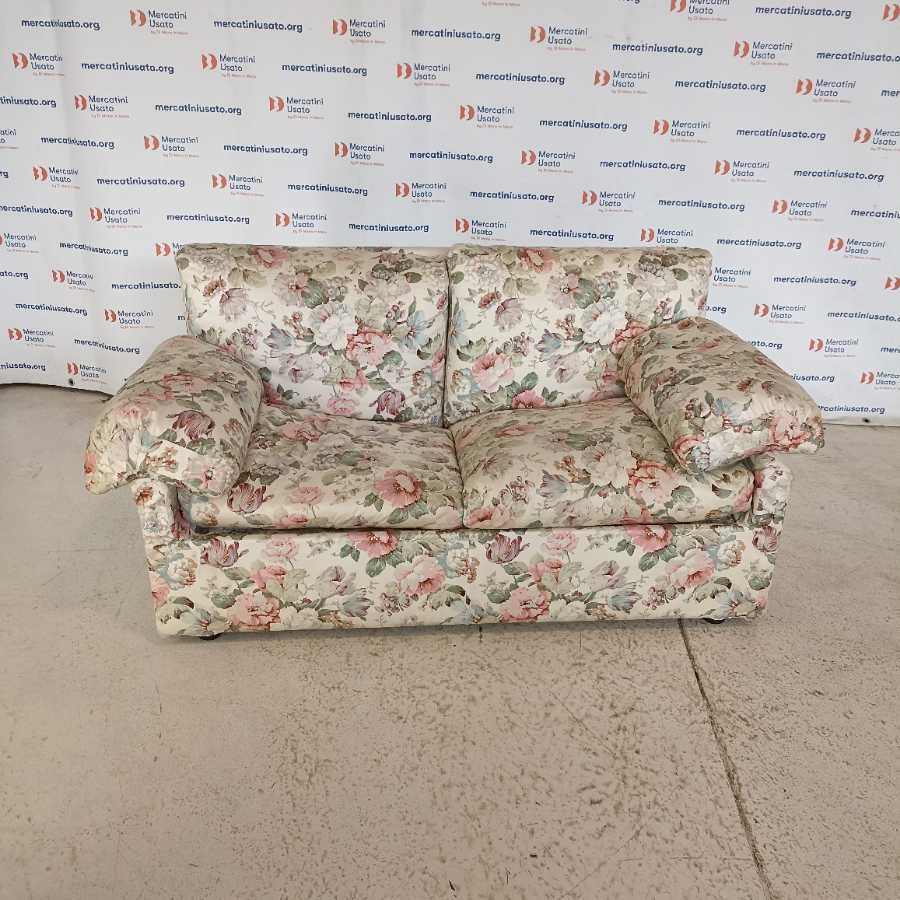 Divano floreale 2 posti sfoderabile - immagine 2