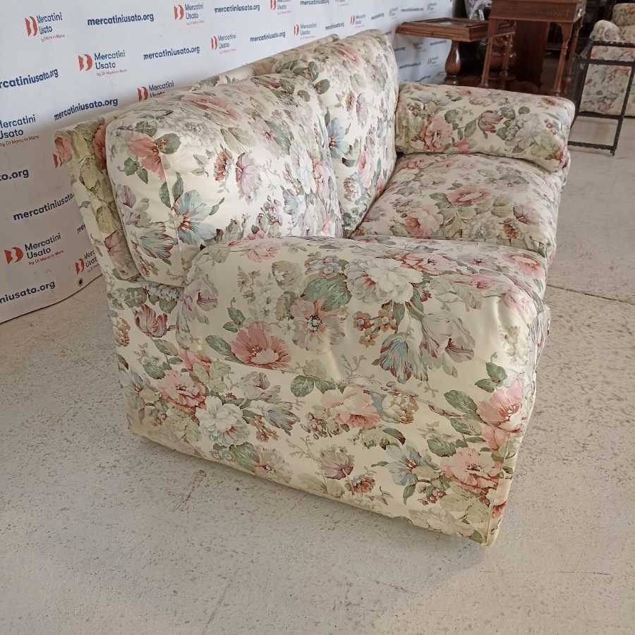 Divano floreale 2 posti sfoderabile - immagine 4