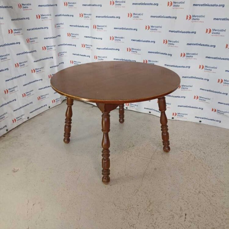 Tavolo Tondo Rustico per Shabby