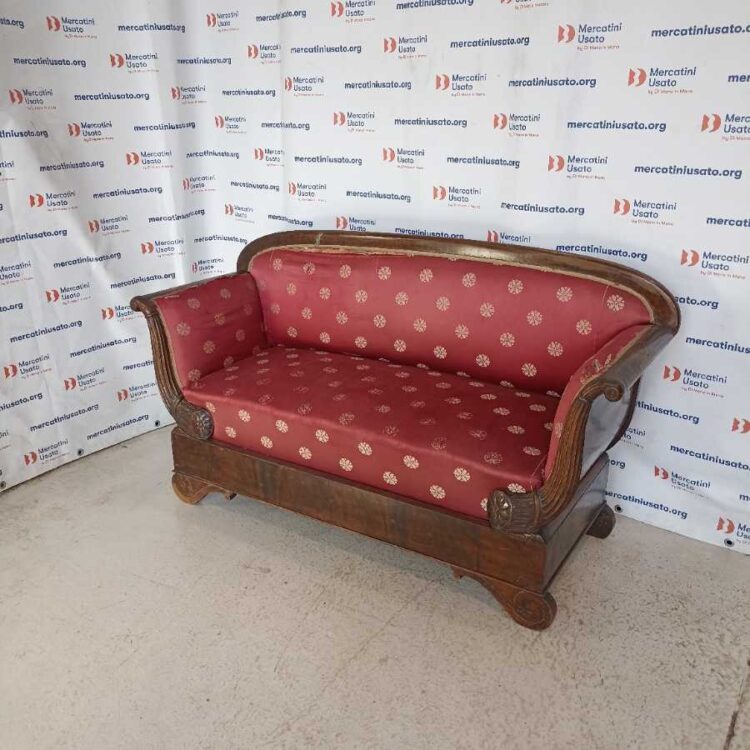 Divano Impero di fine 800