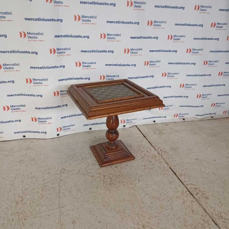 Tavolino con Scacchiera Vintage metà 900