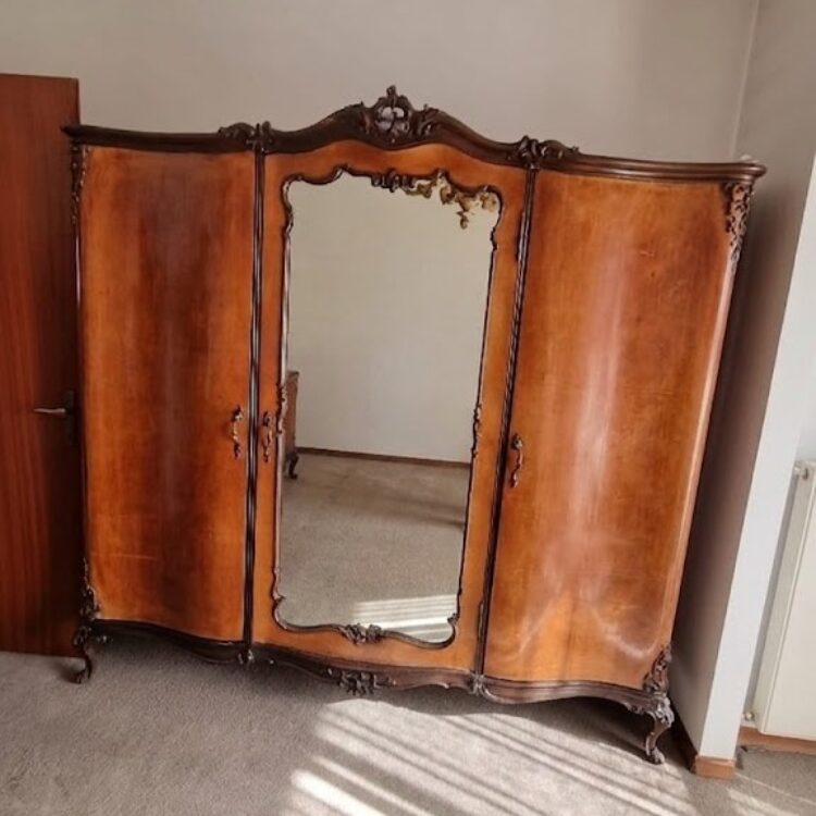 Armadio 3 Ante stile Chippendale metà 900