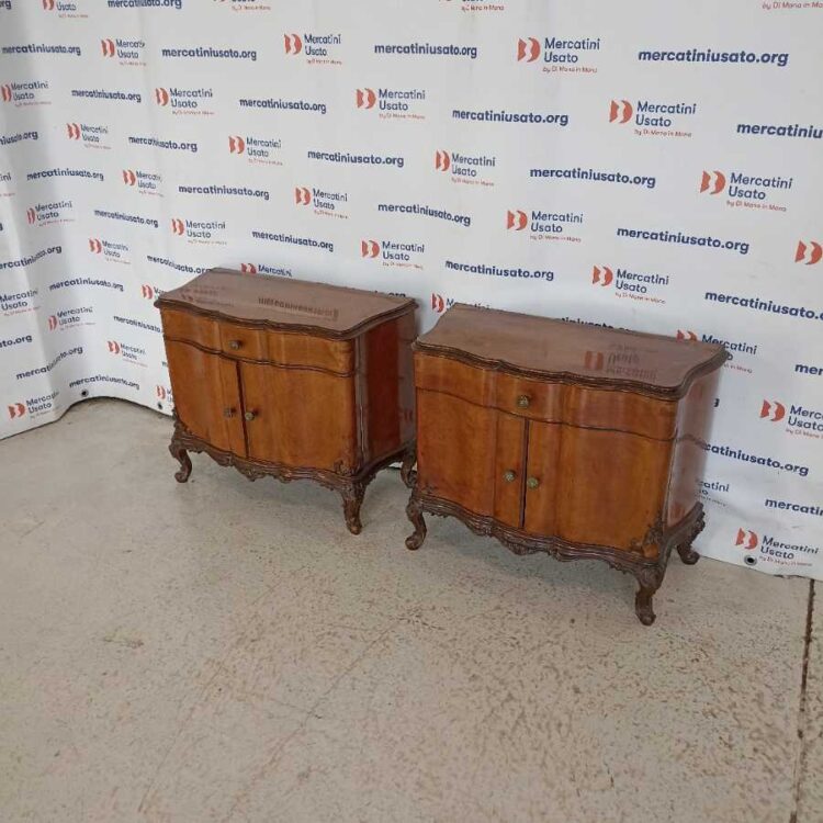 Coppia Comodini stile Chippendale metà 900