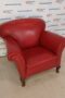 Poltrona in pelle Rossa