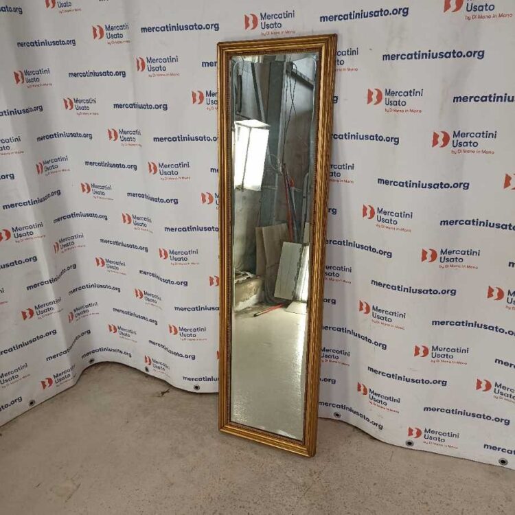 Specchio in legno dorato
