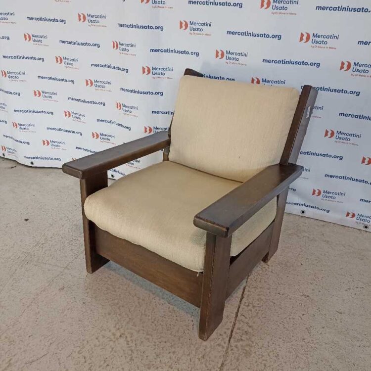 Poltrona Rustica in legno massello