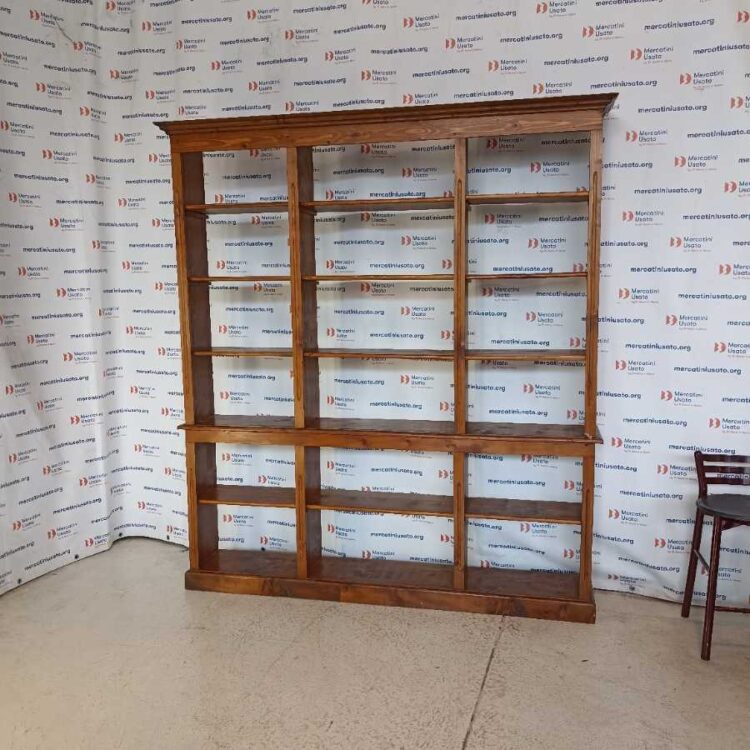 Grande Libreria in legno massello