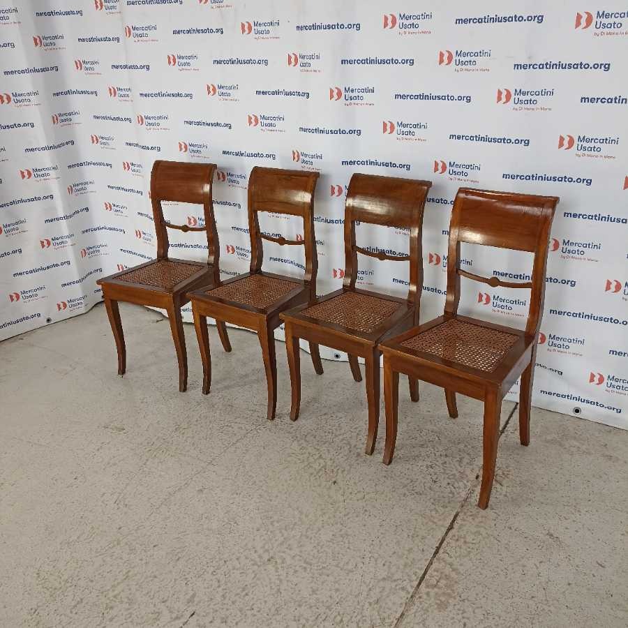 4 Sedie stile Luigi XVI metà 900
