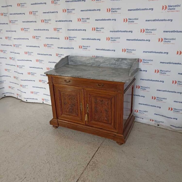 Credenza Umbertina fine 800 con marmo