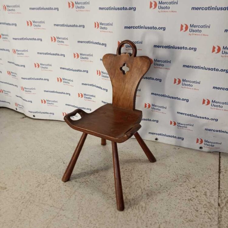 Sedia Tirolese in legno massello