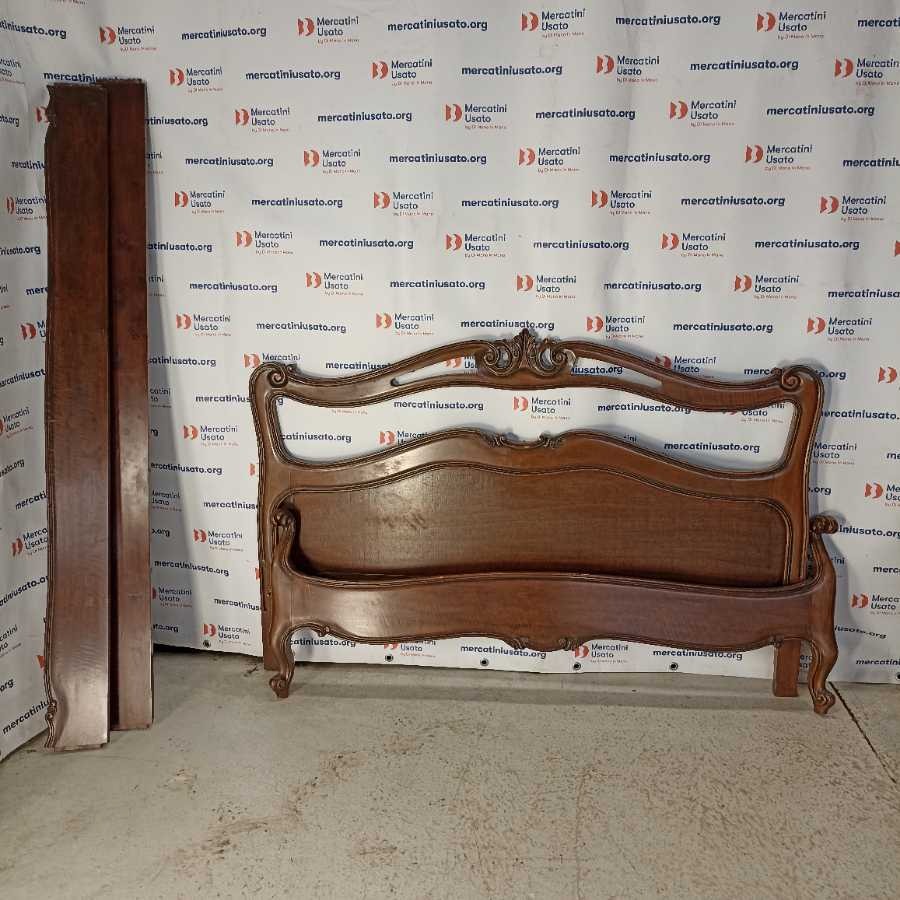 Letto matrimoniale in legno massello - immagine 2