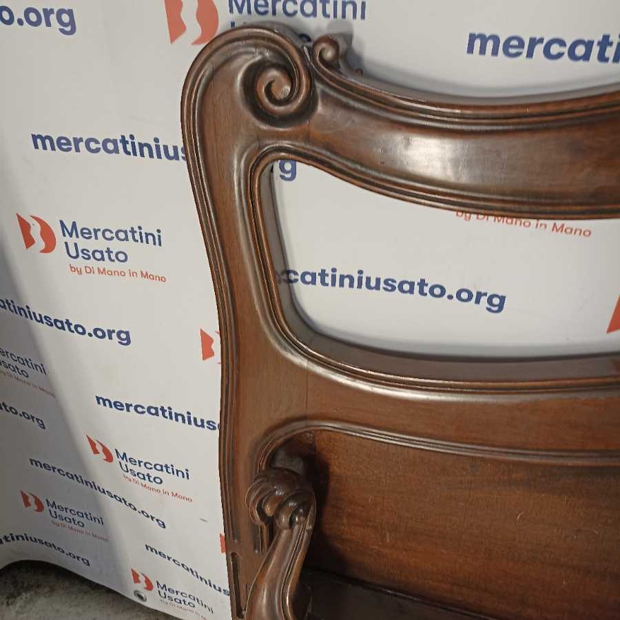 Letto matrimoniale in legno massello - immagine 4