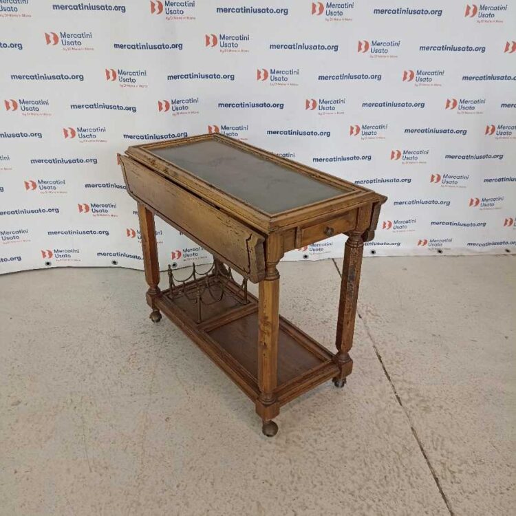 Carrello Portavivande Rustico in legno