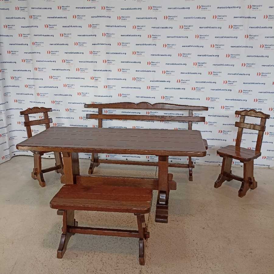 Salotto Rustico da Baita in legno massello