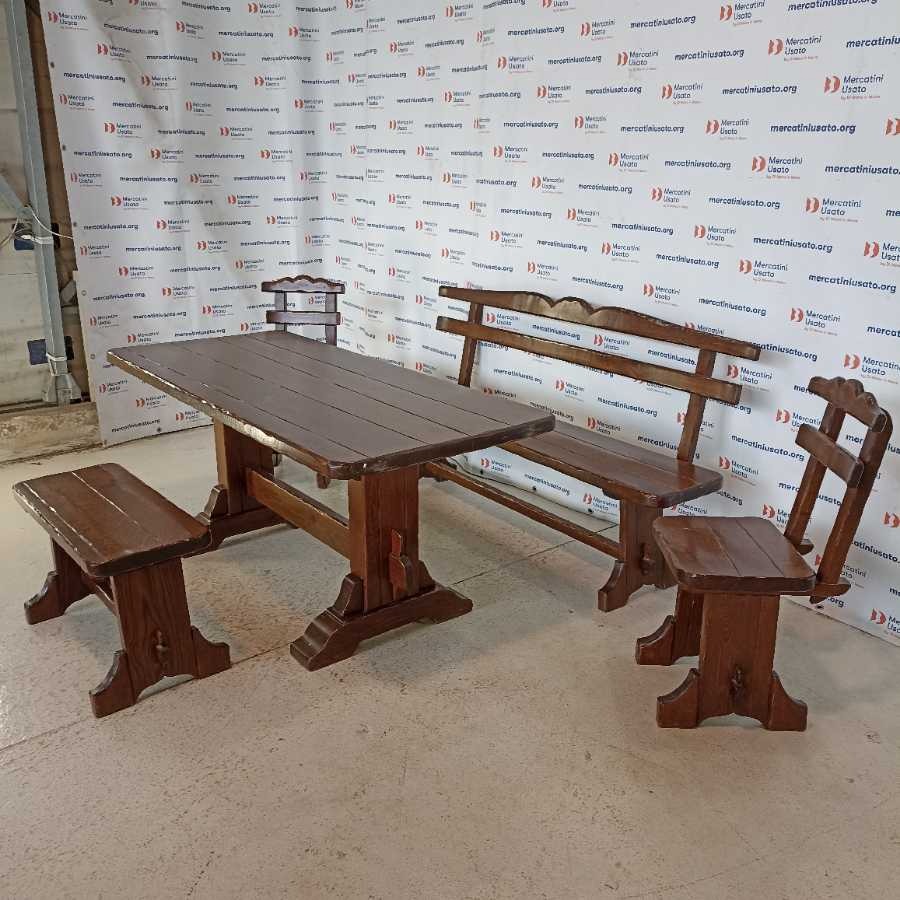 Salotto Rustico da Baita in legno massello - immagine 2