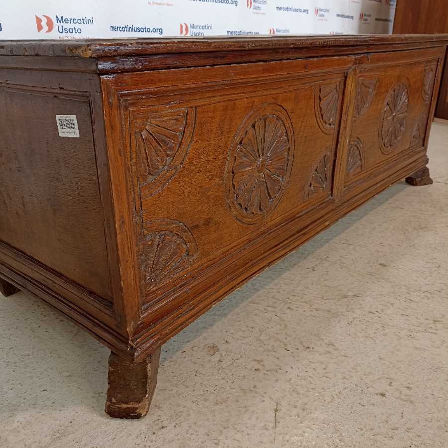 Cassapanca in Noce prima metà 900 - immagine 3