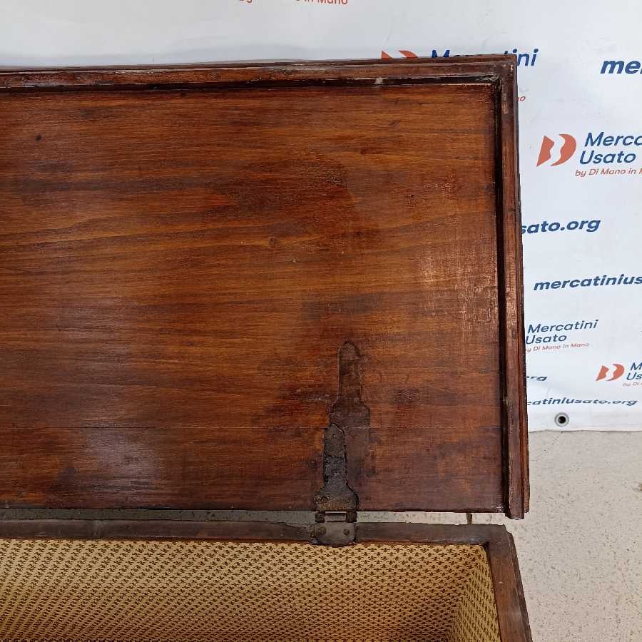 Cassapanca in Noce prima metà 900 - immagine 5