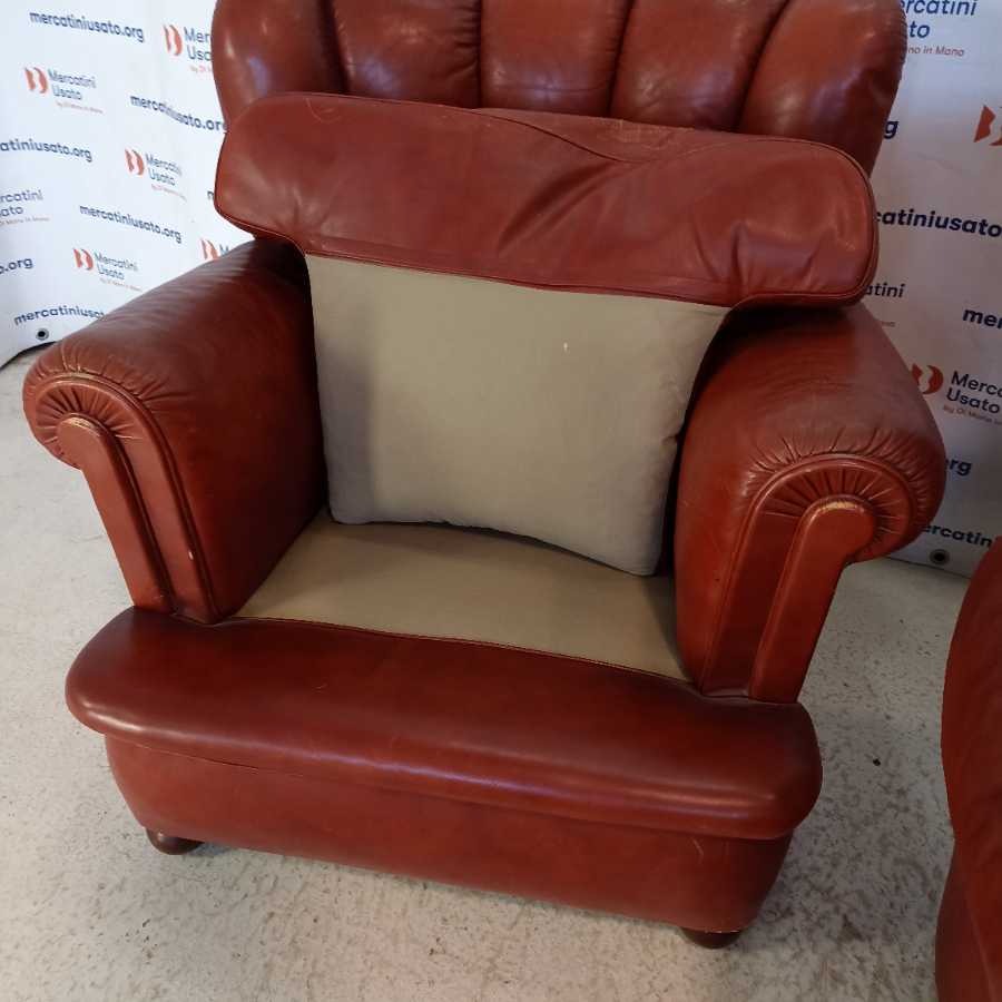 Coppia Poltrone Poltrona Frau vintage - immagine 7