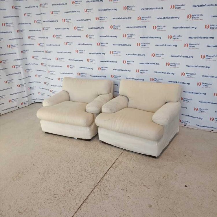 Coppia Poltrone Vintage sfoderabili