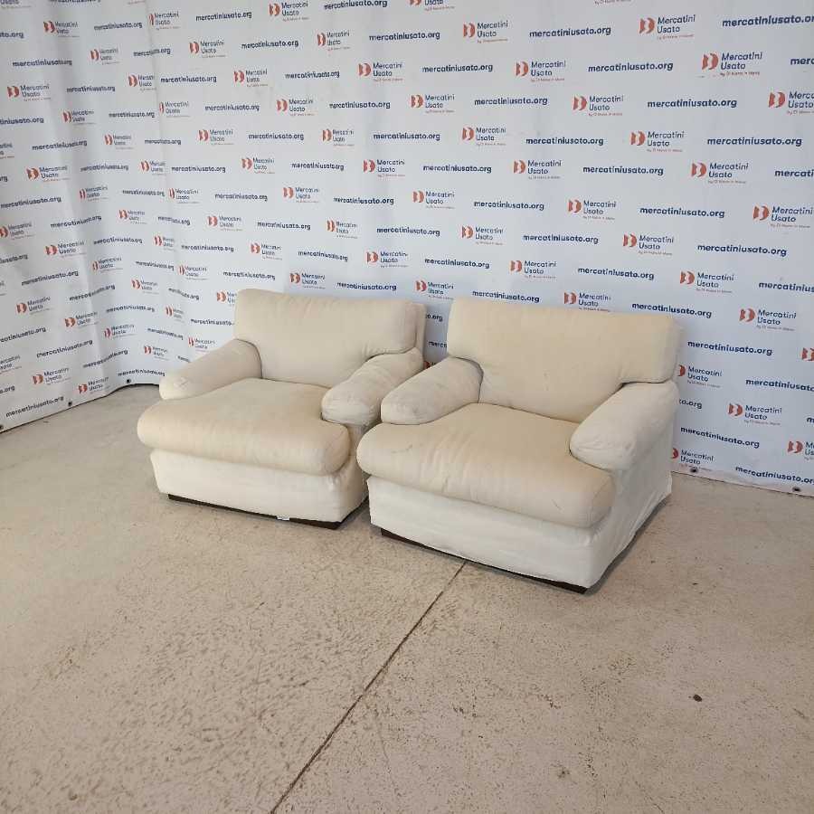 Coppia Poltrone Vintage sfoderabili