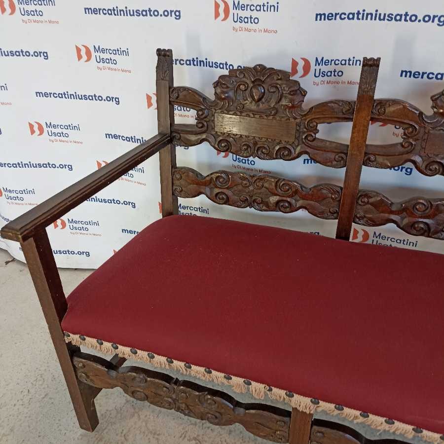 Divanetto 2 posti stile Neorinascimento - immagine 3